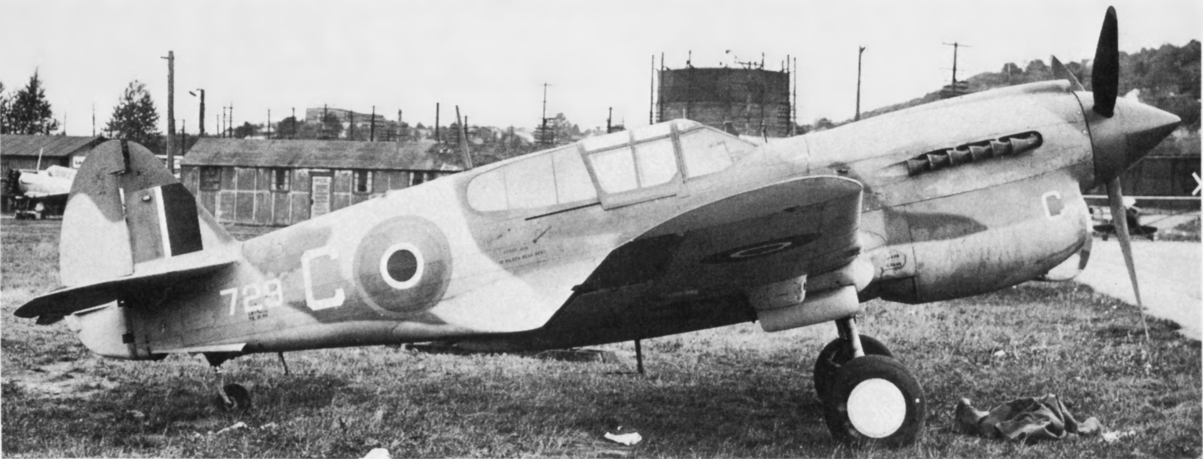 ex-RCAF Curtiss Kittyhawk Mk.1a (P-40E-1) cn18874 (ex 41-36216, ex ET862)